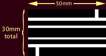 PCB pattern.